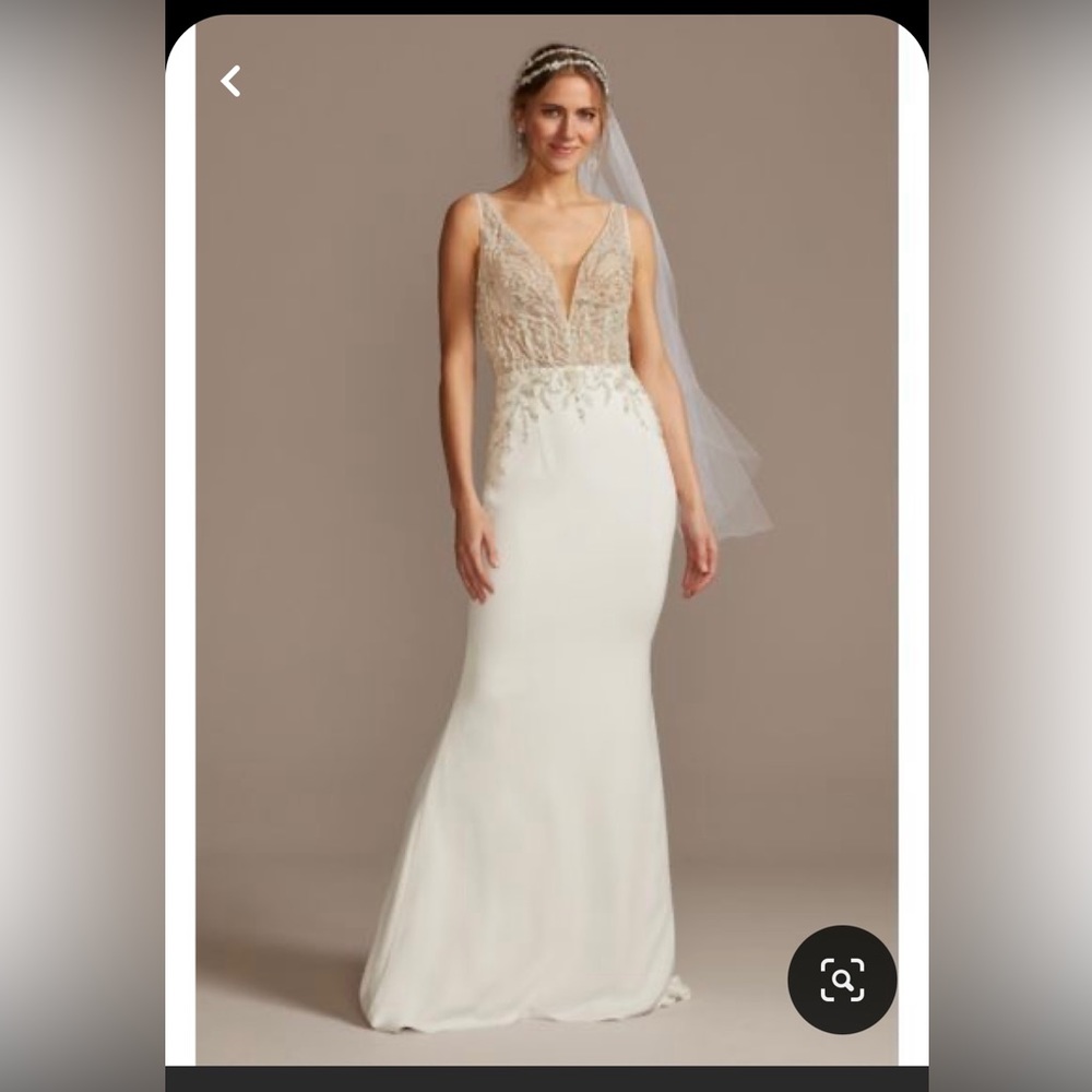 SOLD Beautiful Ivory beaded gown